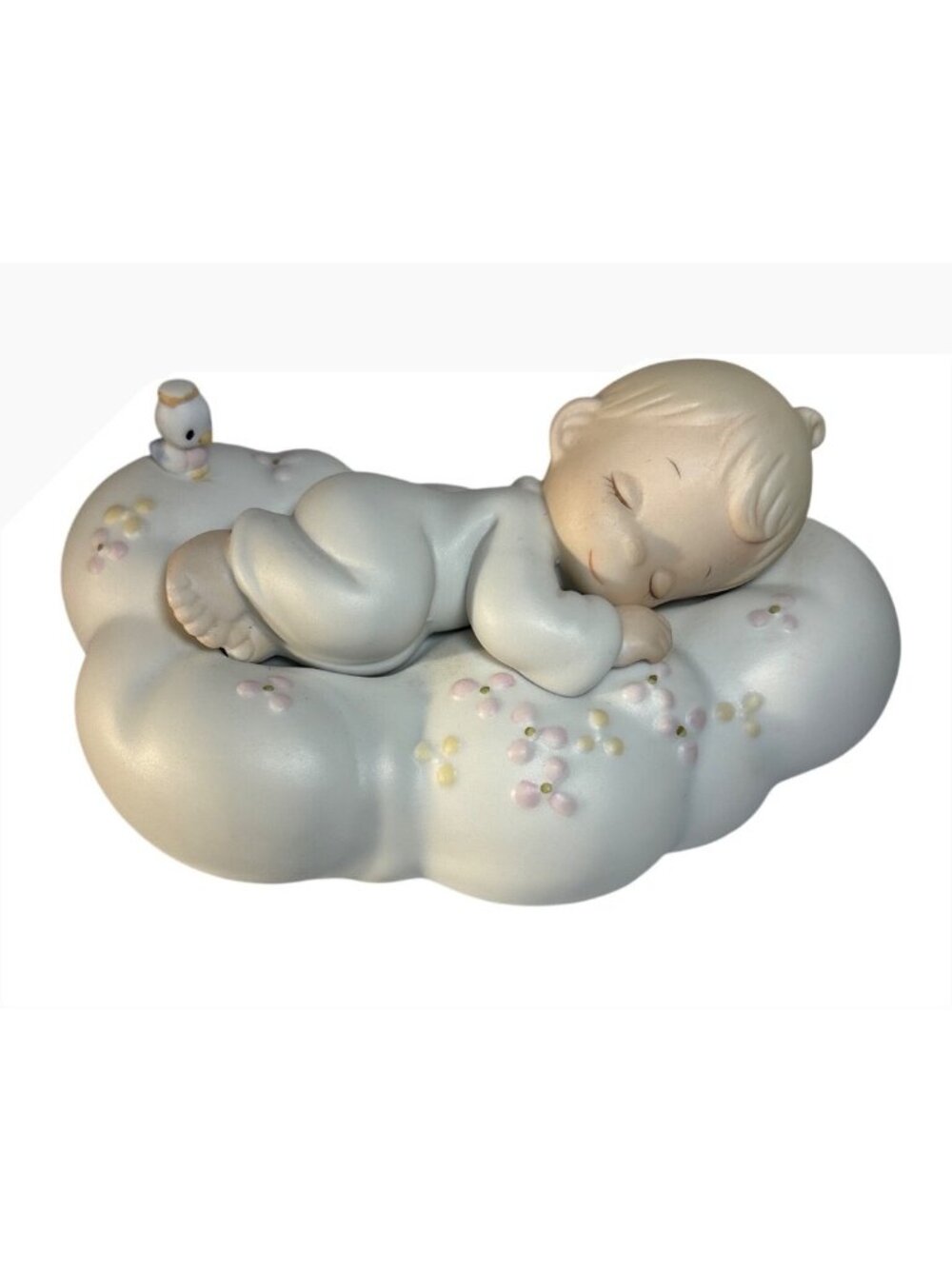 Precious Moments Sleeping Baby Figure Safe In The Arms Of Jesus Sam Butcher 5”